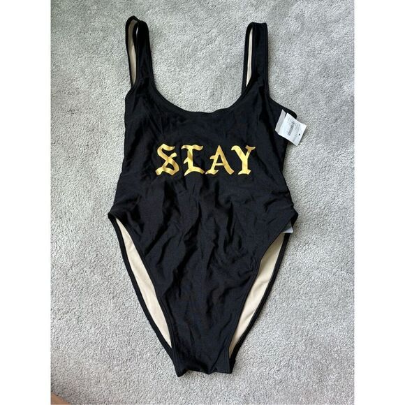 NWT Private Party SLAY swimsuit, $98 M/L A9 - Picture 4 of 7